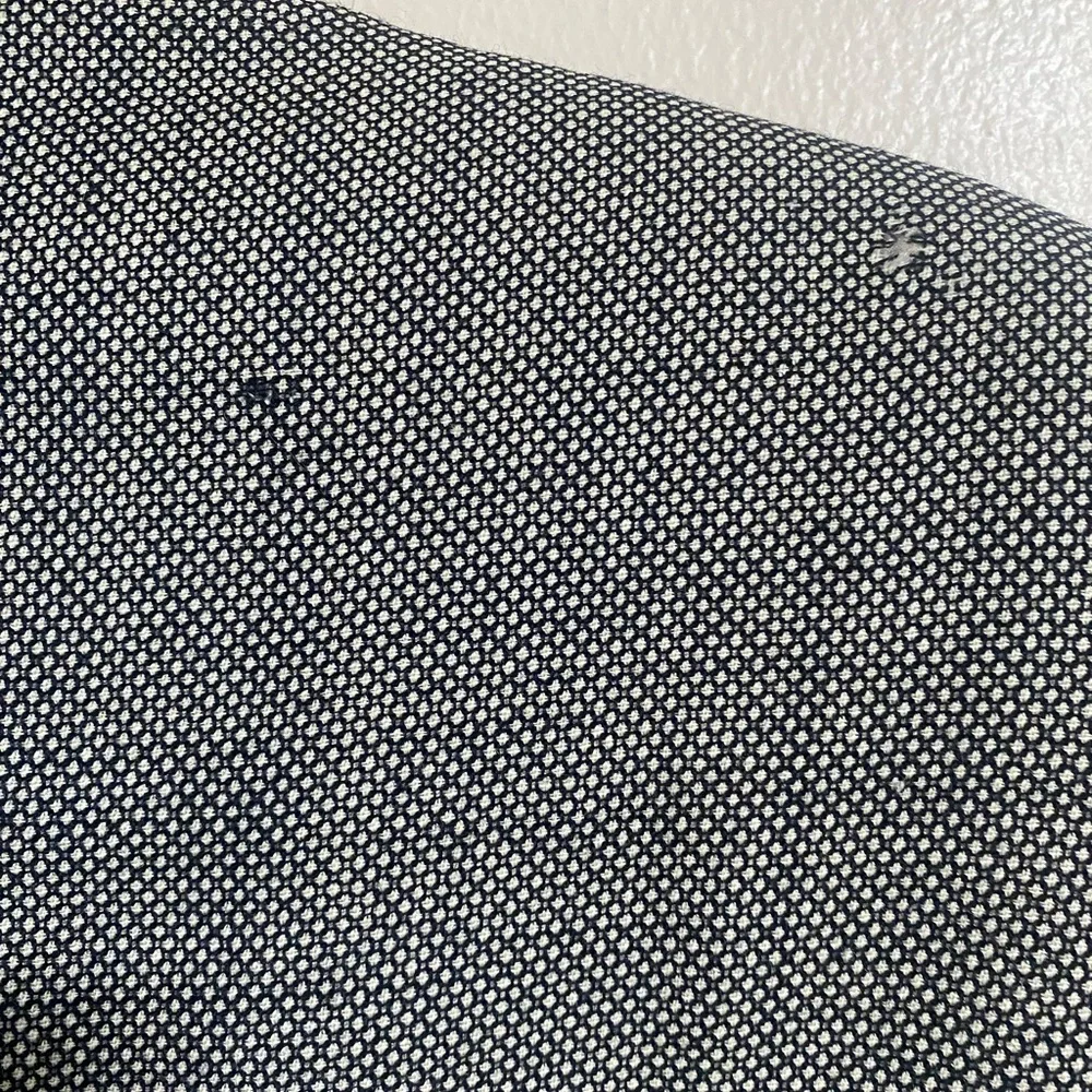 J. Crew 100% Wool Black and Grey Dot Blazer Size 6